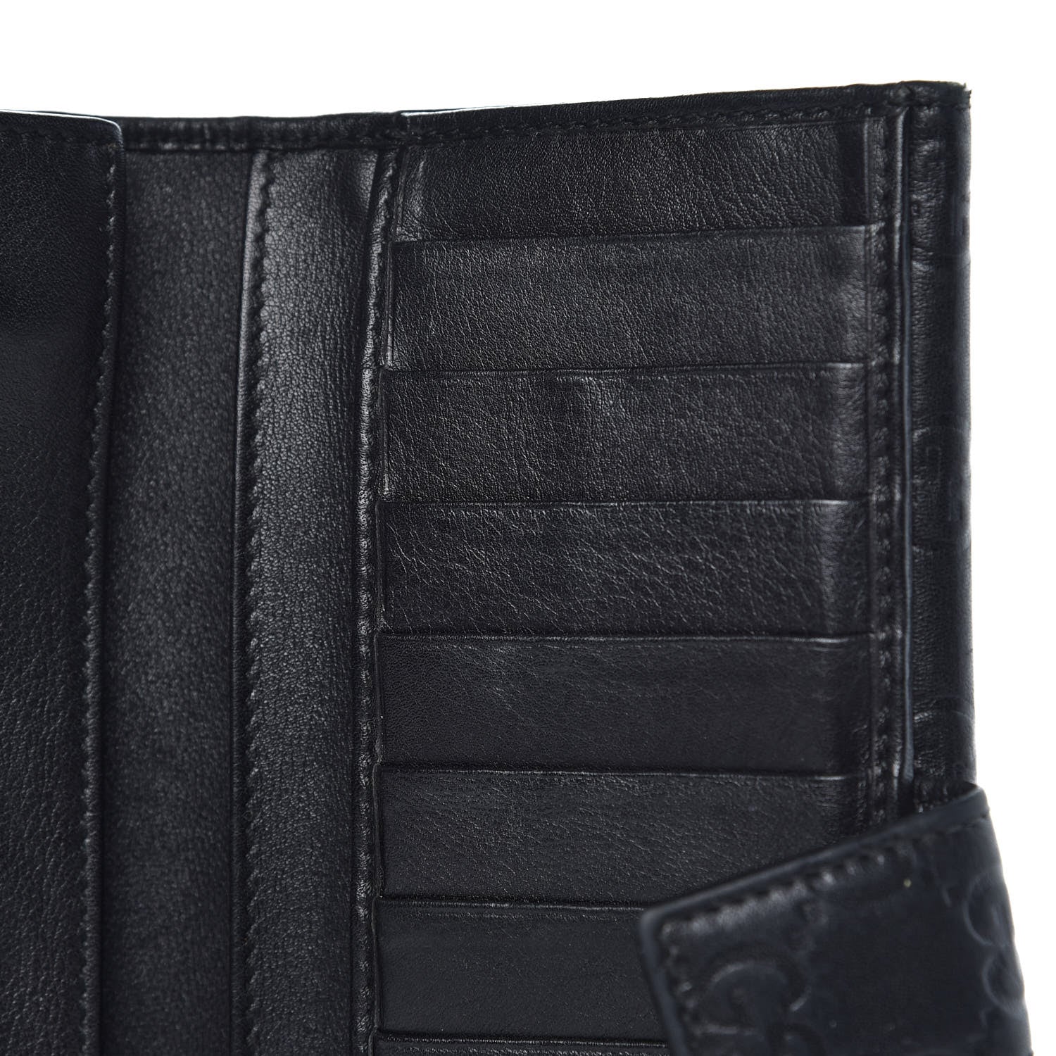 Gucci Guccissima Princy Continental Wallet Black 15 of 16