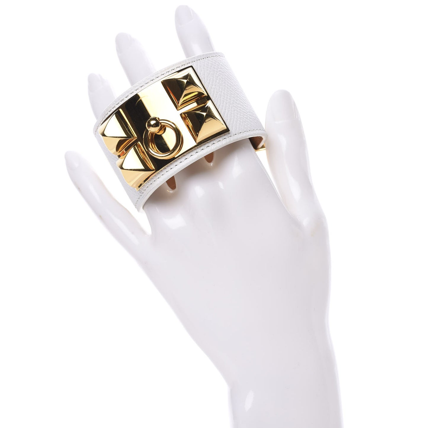 Epsom Collier de Chien CDC Bracelet S White