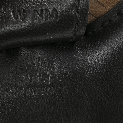 Hermes Milo Lambskin Grigri Rodeo Horse Bag Charm PM Black Etoupe 3 of 5