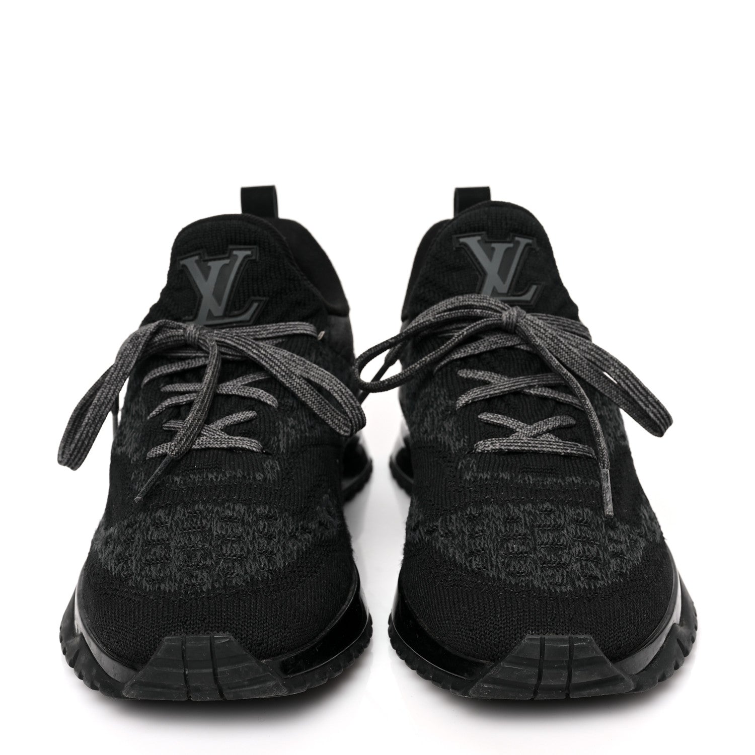 Louis Vuitton Technical Knit Mens V.N.R Sneakers 8 Black 2 of 7