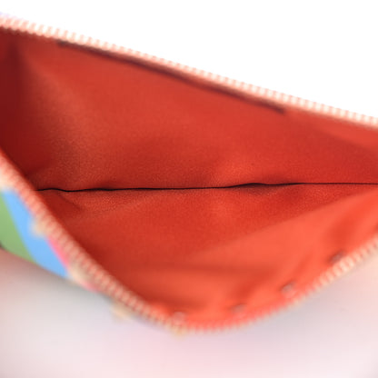 Valentino Garavani Vitello 1973 Medium Rockstud Zip Pouch Multicolor 5 of 6