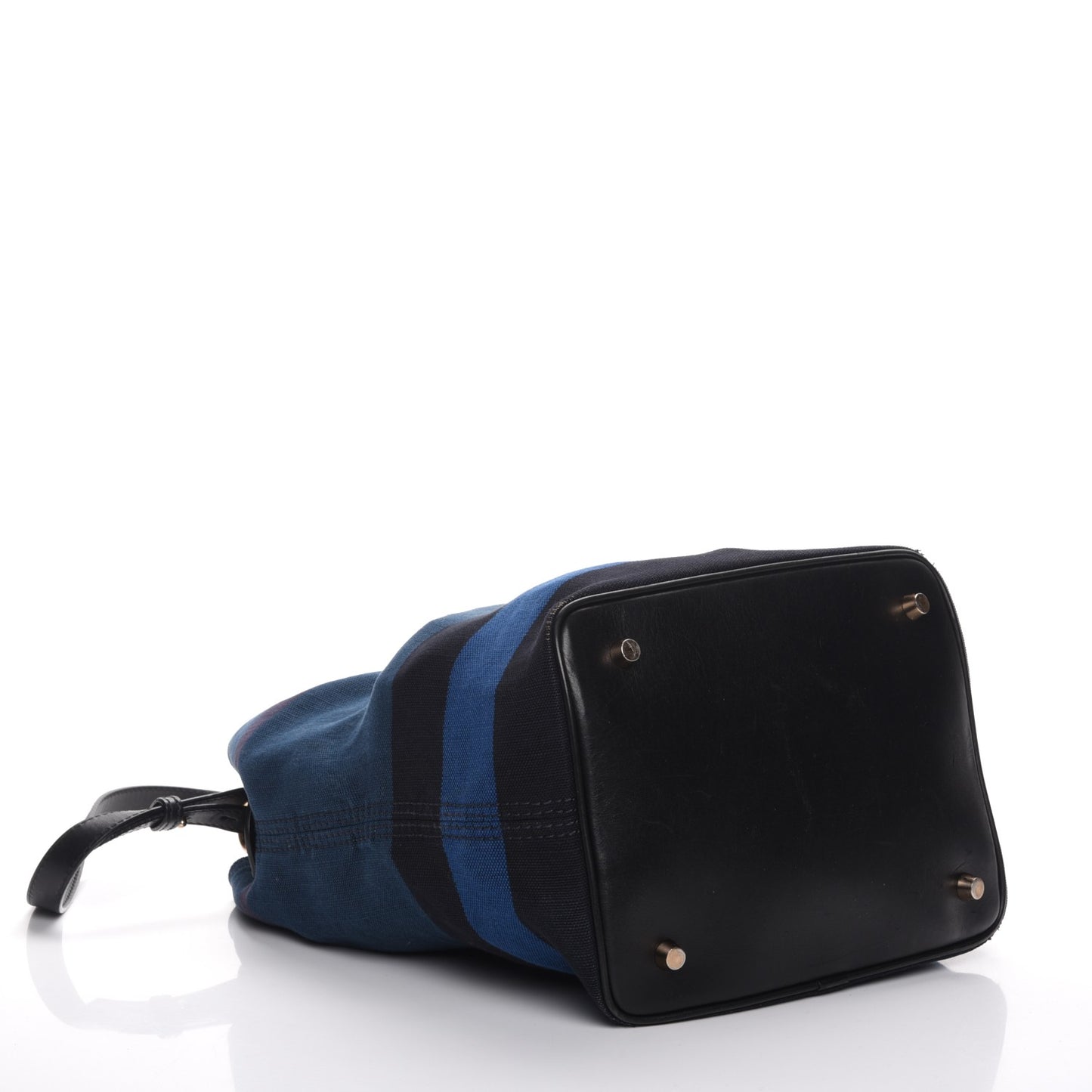 Overdyed Canvas Mega Check Medium Ashby Hobo Ultramarine Blue