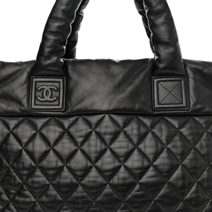 Chanel Caviar Quilted Large Coco Cocoon Tote Black 10 of 13