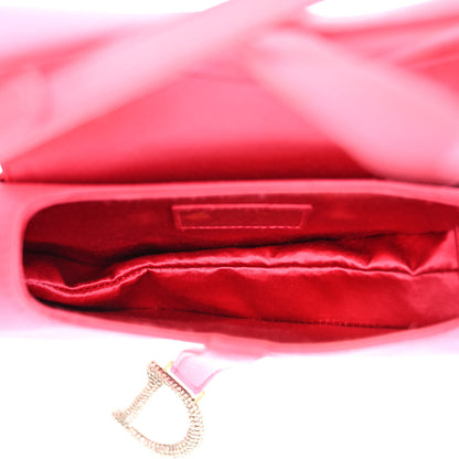 Christian Dior Satin Crystal Mini Saddle Bag Light Shock 5 of 11