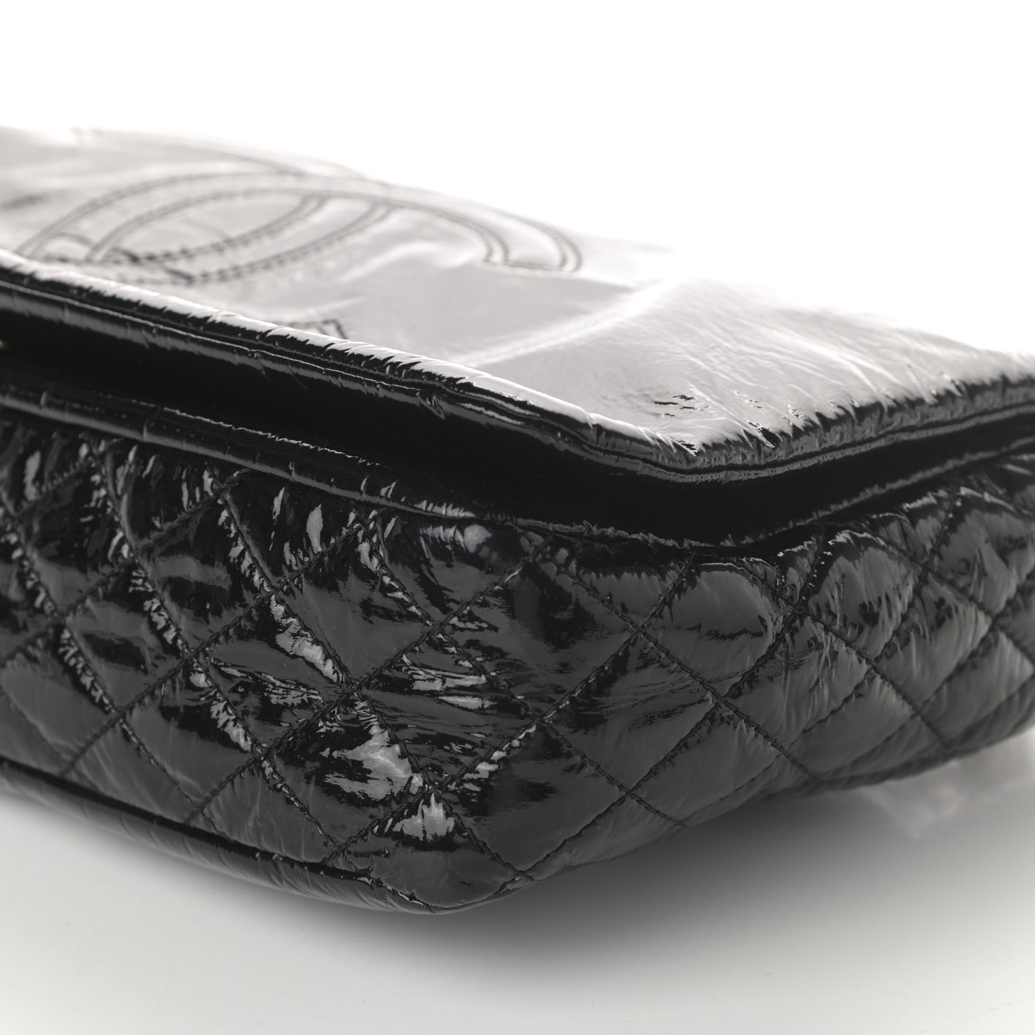 Chanel Vinyl Medium Rock and Chain Flap Black 10 of 10