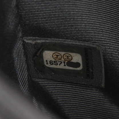 Chanel Lambskin Quilted Medium Boy Flap Dark Grey 7 of 7