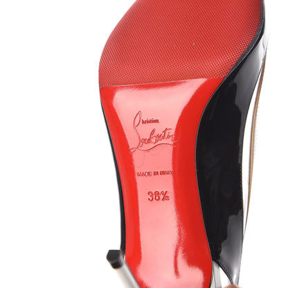 Christian Louboutin Patent PVC Paulina 100 Pumps 38.5 Black 8 of 10