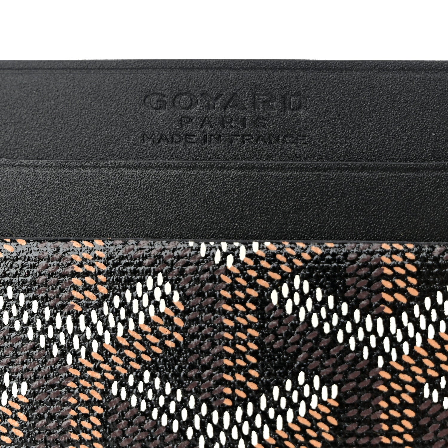 Goyard Goyardine Saint Sulpice Card Holder Black 6 of 7