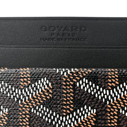 Goyard Goyardine Saint Sulpice Card Holder Black 6 of 7