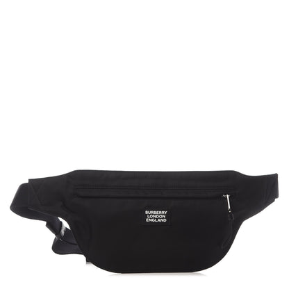 Burberry Econyl Logo Flat Sonny Bum Bag Black 1 of 8
