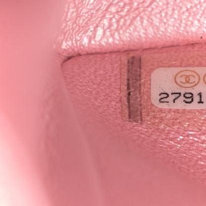 Chanel Iridescent Caviar Quilted Medium Double Flap Rose Pink 7 of 11