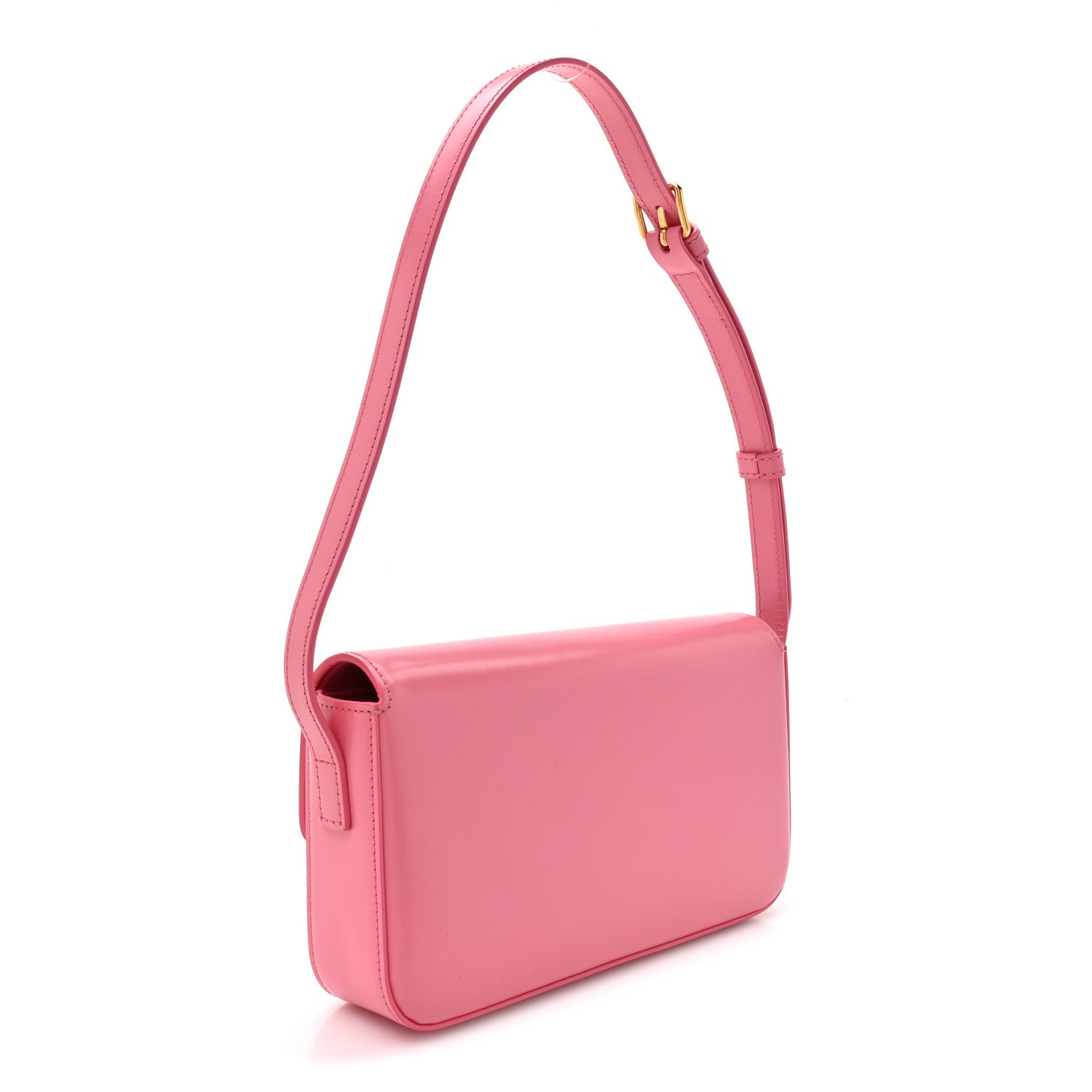 Celine Shiny Calfskin Triomphe Flamingo 3 of 14