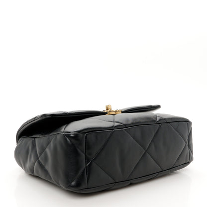 Chanel Lambskin Quilted Large Chanel 19 Flap Black 4 of 10