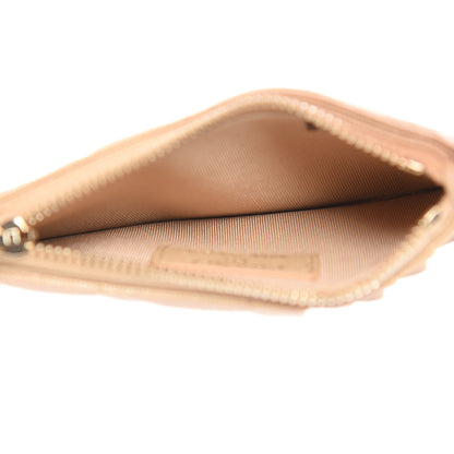Chanel Iridescent Caviar Quilted Flap Zip Card Holder Beige 5 of 8
