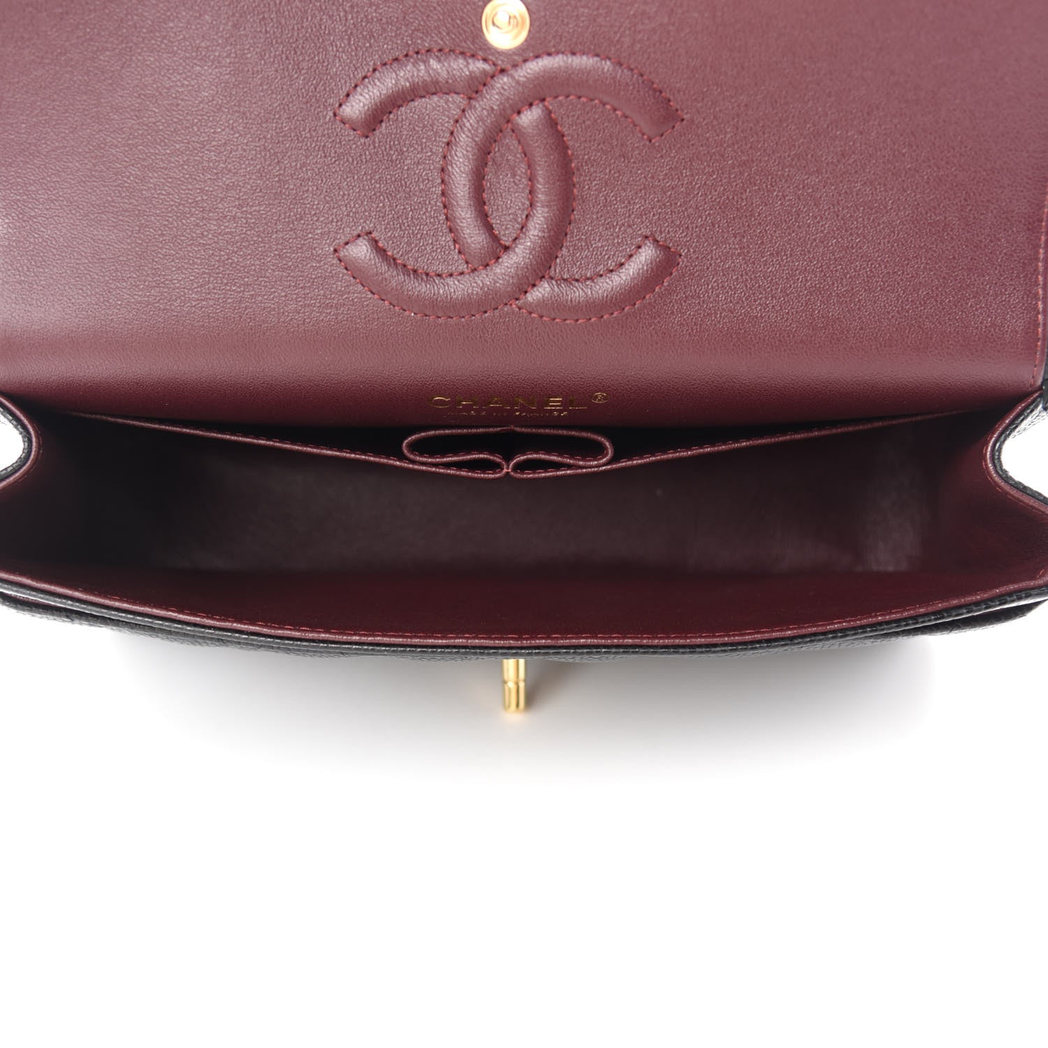 Chanel Caviar Quilted Medium Double Flap Black 5 of 11