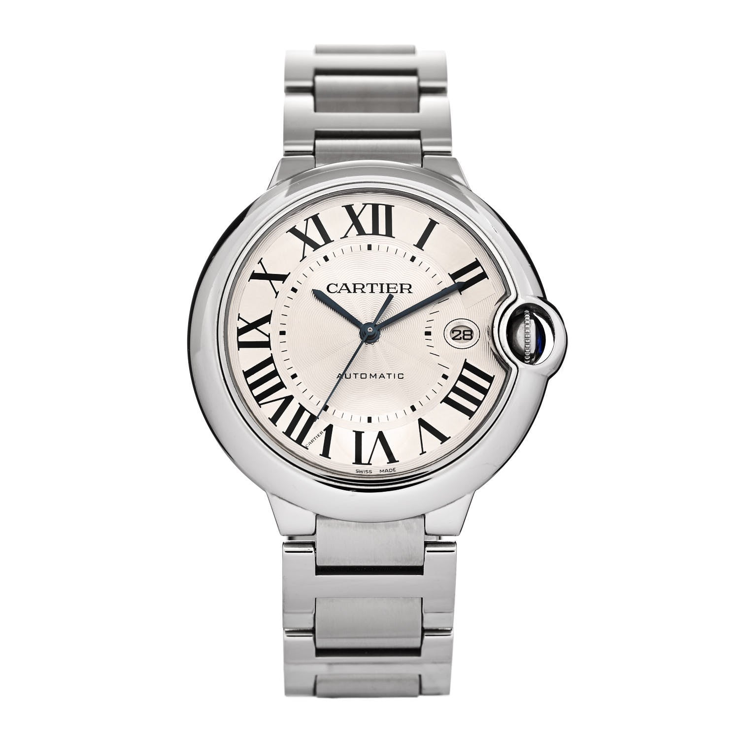 Cartier Stainless Steel 42mm Ballon Bleu De Cartier Automatic Watch 1 of 4