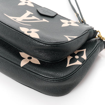 Louis Vuitton Empreinte Monogram Giant Multi Pochette Accessories Black Beige 13 of 14