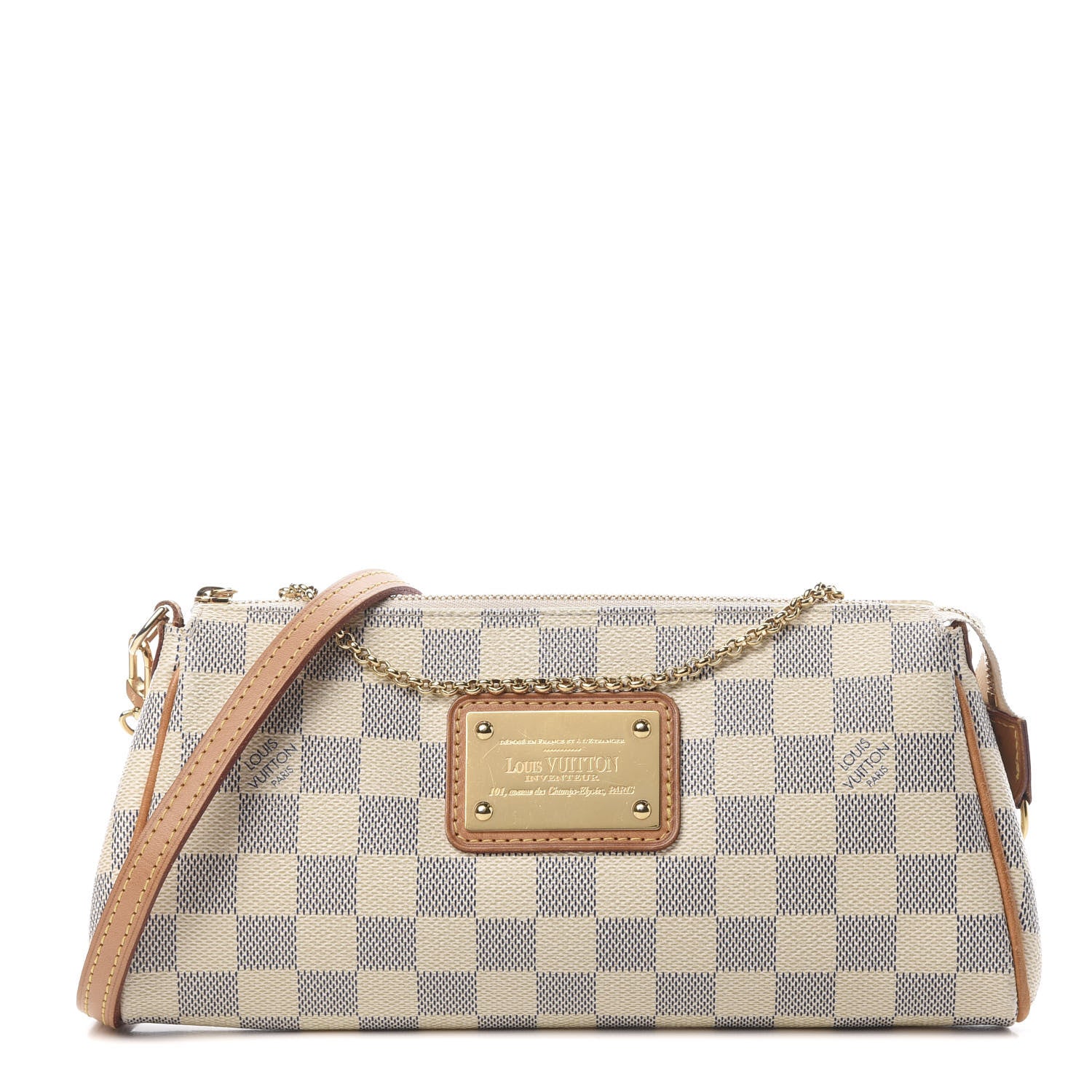 Louis Vuitton Damier Azur Eva Clutch 1 of 13