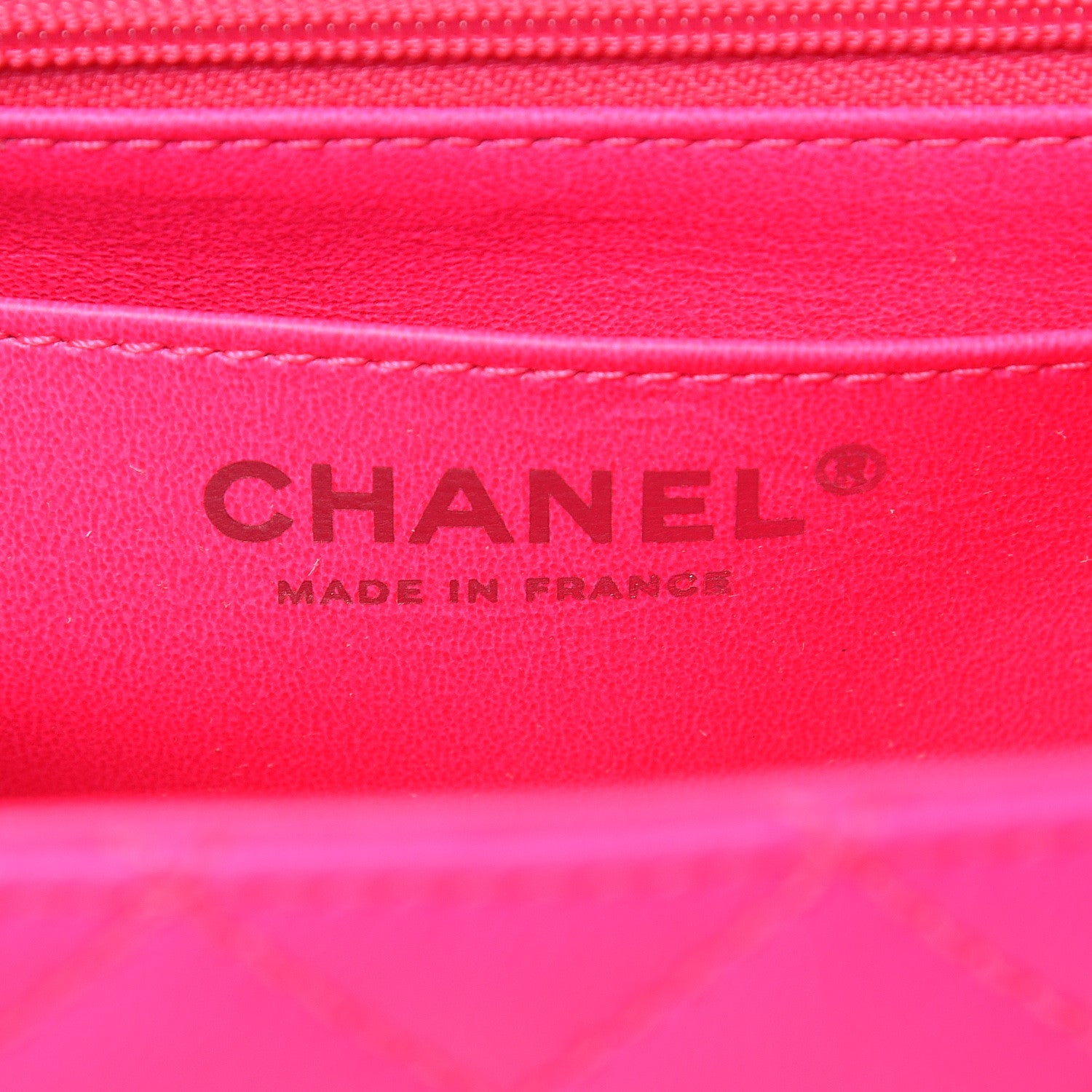 Chanel Goatskin Quilted 2.55 Reissue Mini Flap Fluorescent Pink 7 of 11