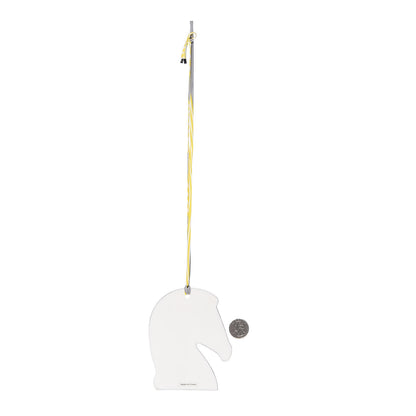 Hermes Porcelain Petit H Horse Ornament White 2 of 4