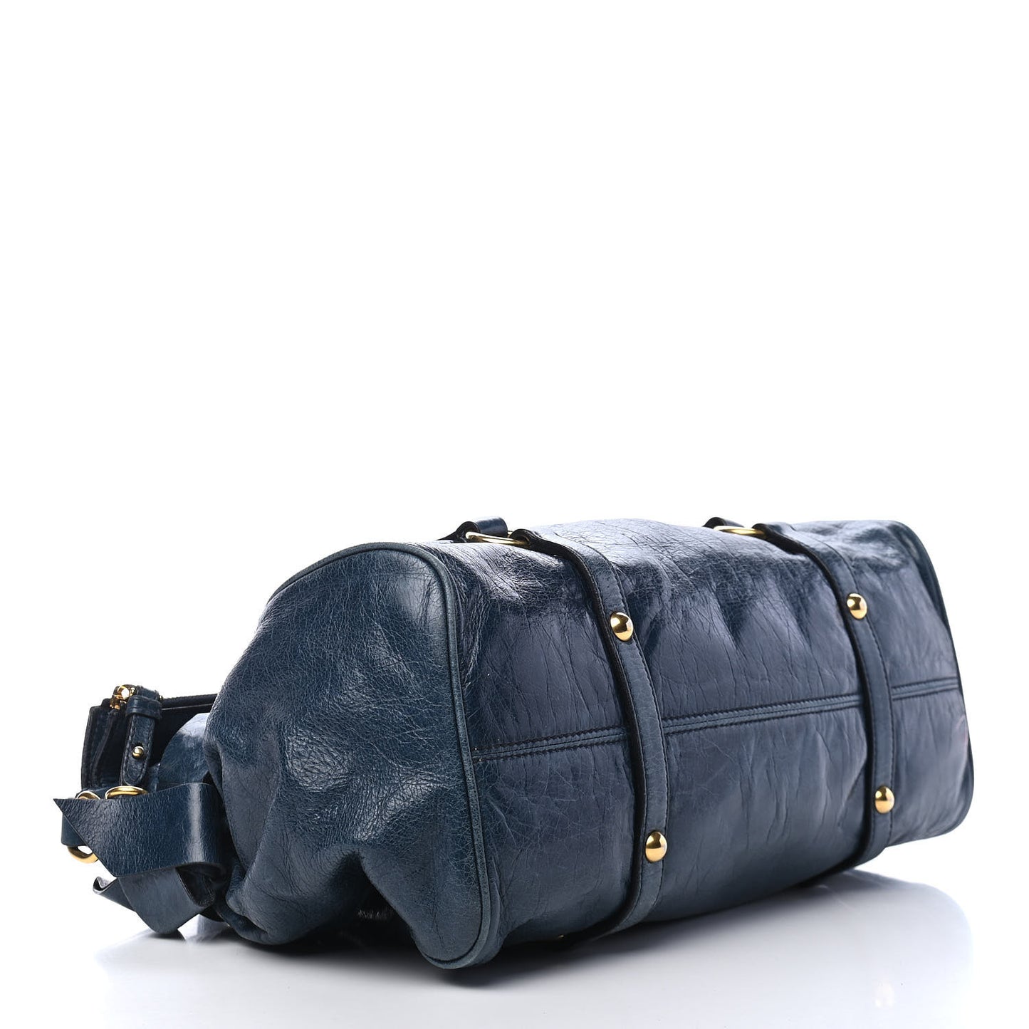 Vitello Lux Medium Bow Bag Bleuette