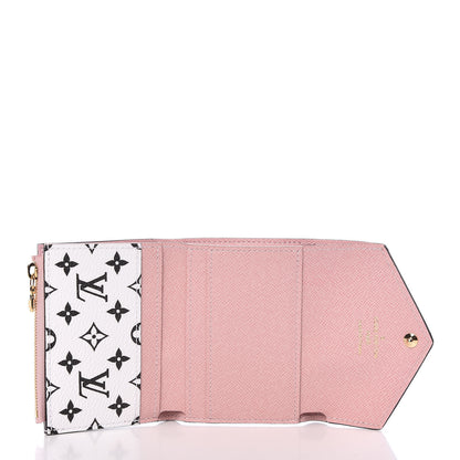 Louis Vuitton Monogram Giant Zoe Wallet Rouge Rose 5 of 8
