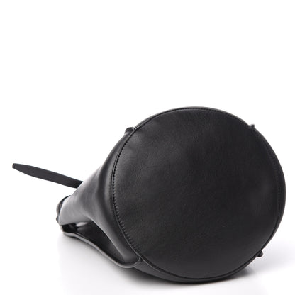 Celine Smooth Calfskin Long Strap Big Bucket Bag Black 4 of 11