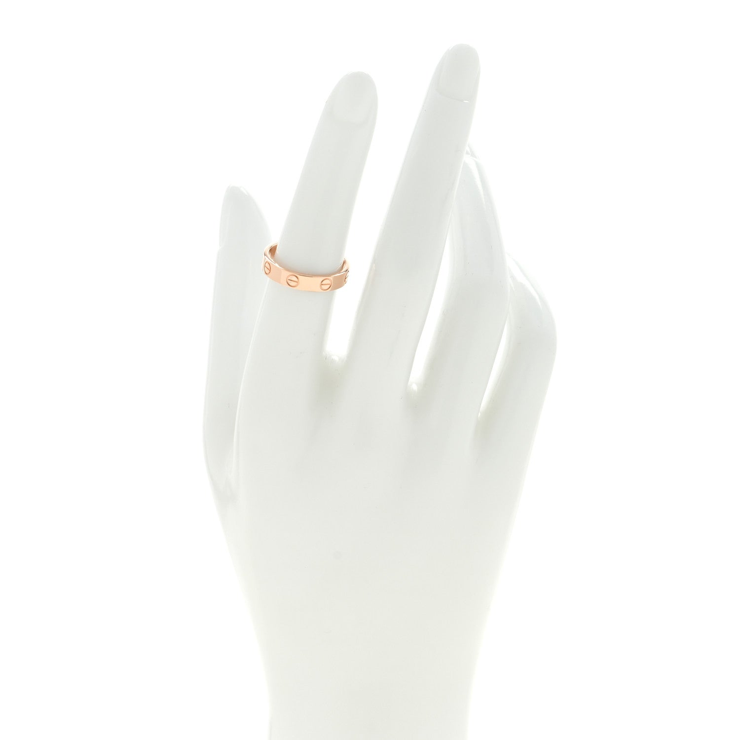 Cartier 18K Pink Gold 3.5mm LOVE Wedding Band Ring 52 6 2 of 4