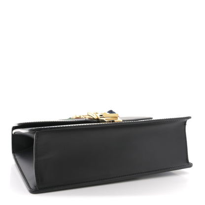 Gucci Calfskin Small Sylvie Top Handle Bag Black 4 of 11