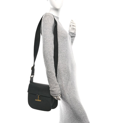 Tom Ford Calfskin Medium T Clasp Tara Crossbody Bag Black 3 of 10