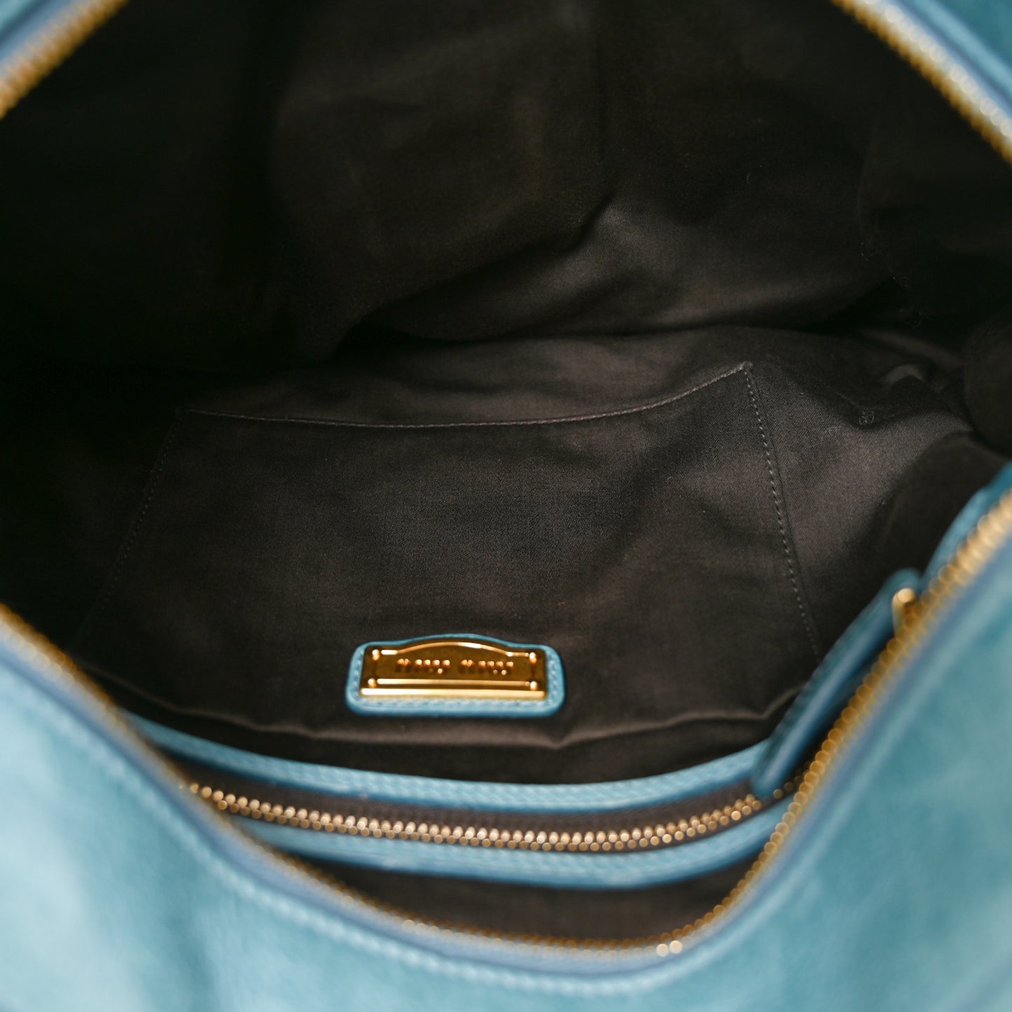 Vitello Lux Medium Bow Bag Blue