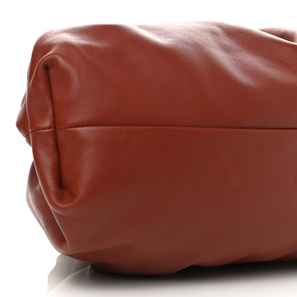 Bottega Veneta Smooth Butter Calf The Pouch Oversized Clutch Rust 10 of 11