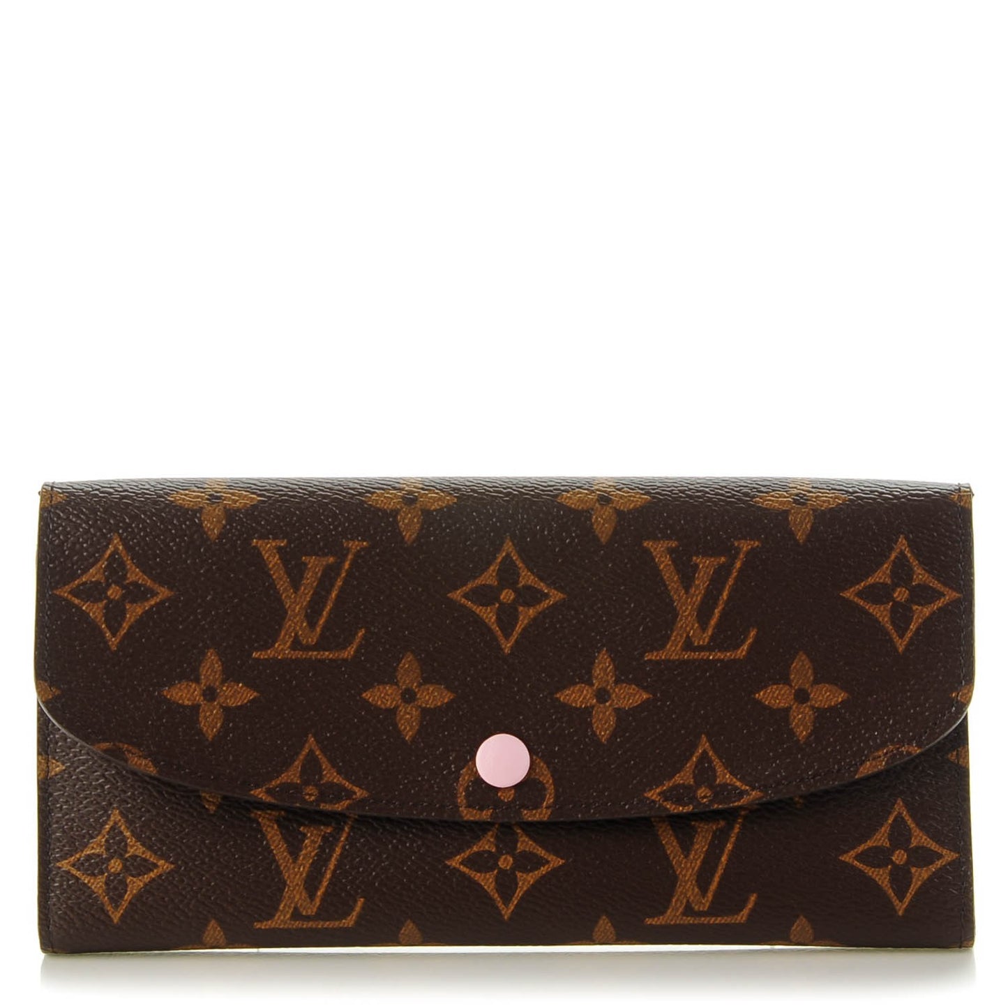 Monogram Emilie Wallet Rose Ballerine