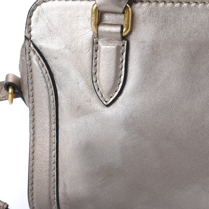 Alexander McQueen Metallic Calfskin Mini Padlock Tote Skin 11 of 11