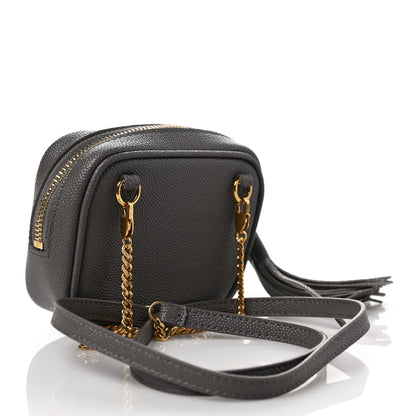Saint Laurent Grain De Poudre Matelasse Monogram Baby Lou Camera Bag Fog 3 of 9