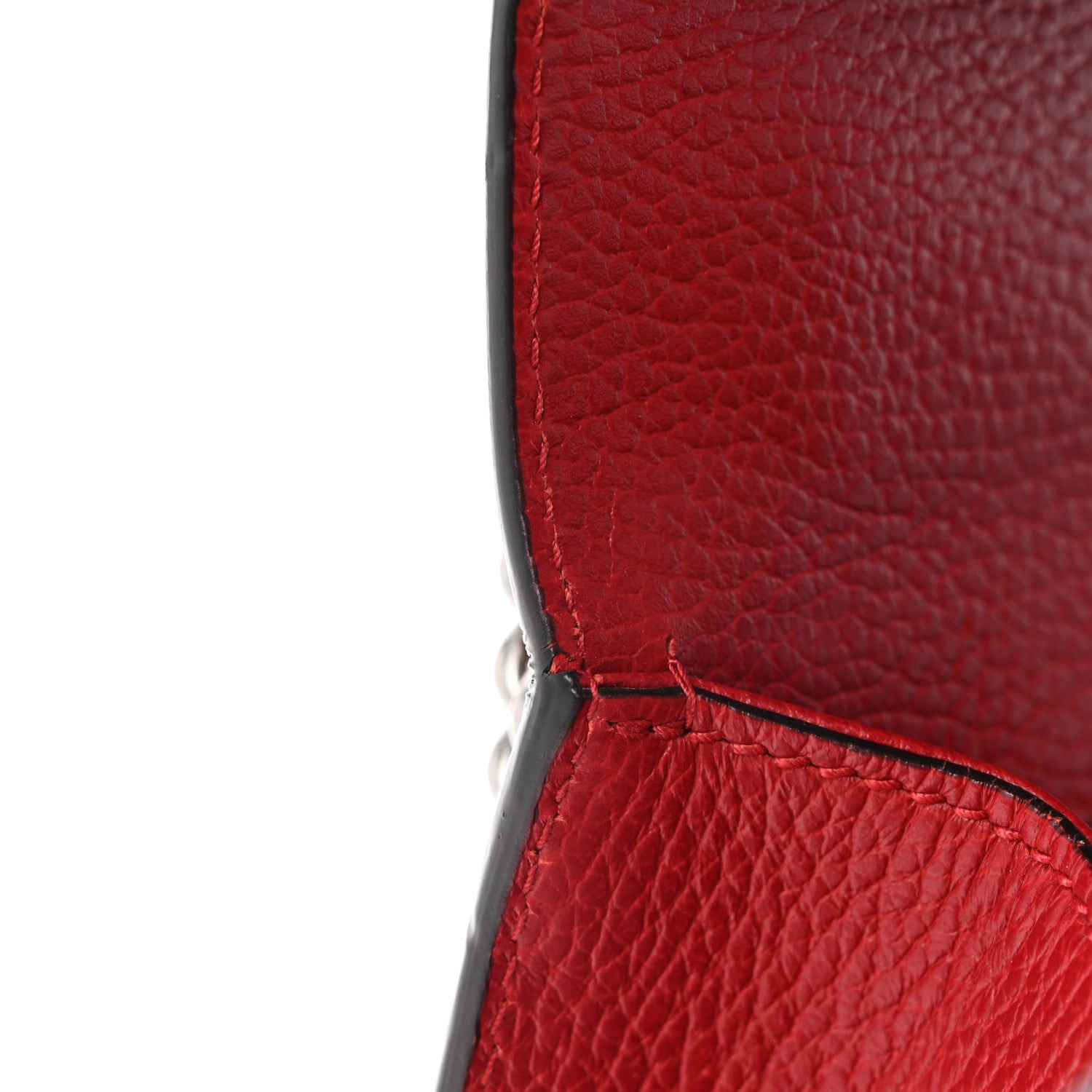 Gucci Dollar Calfskin Swarovski Crystal Small Dionysus Shoulder Bag Hibiscus Red 11 of 11