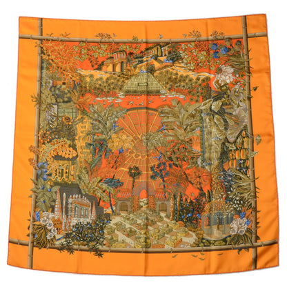 Hermes Silk Jardins D'Hiver Scarf 90 2 of 5