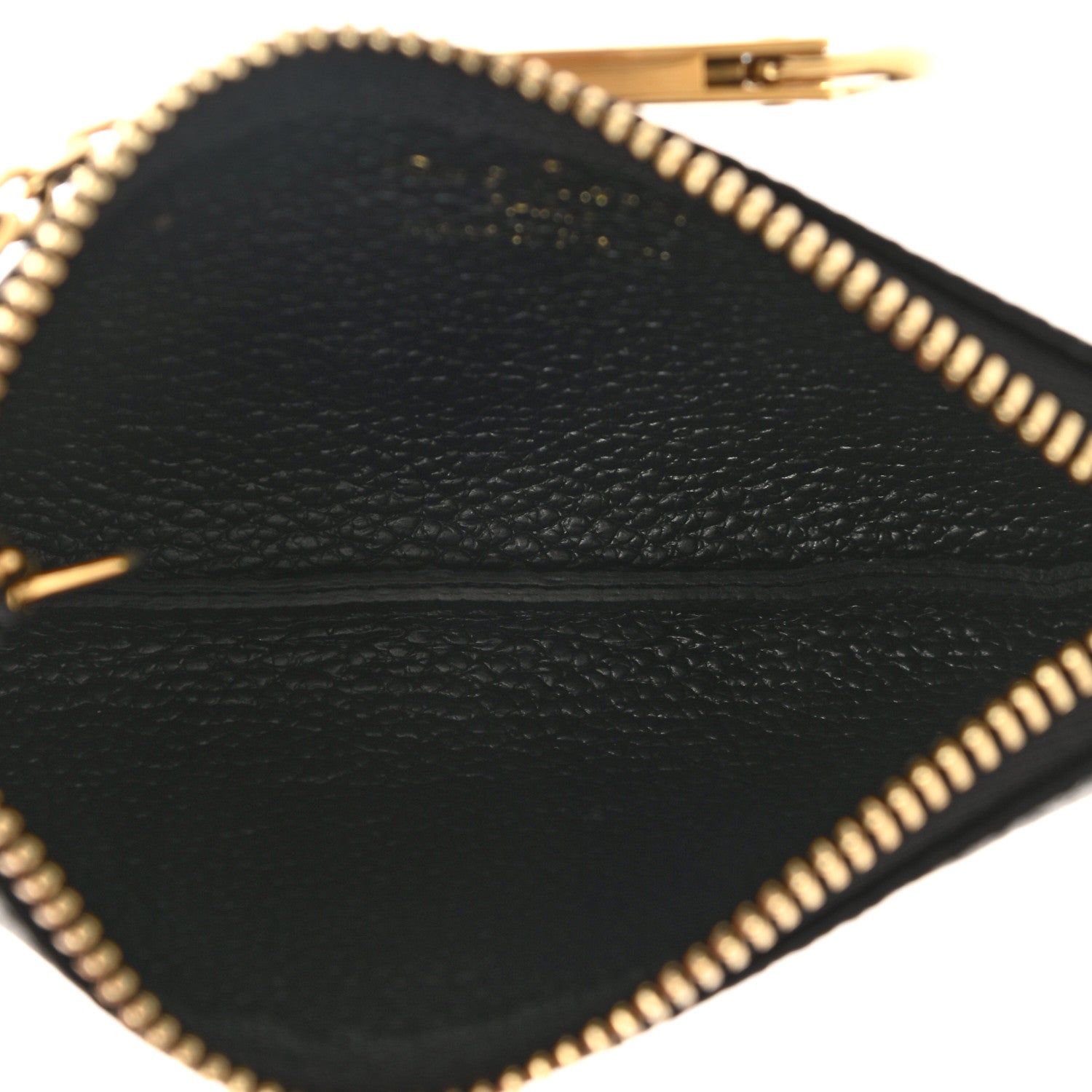 Louis Vuitton Empreinte Monogram Giant Key Pouch Black Beige 4 of 5