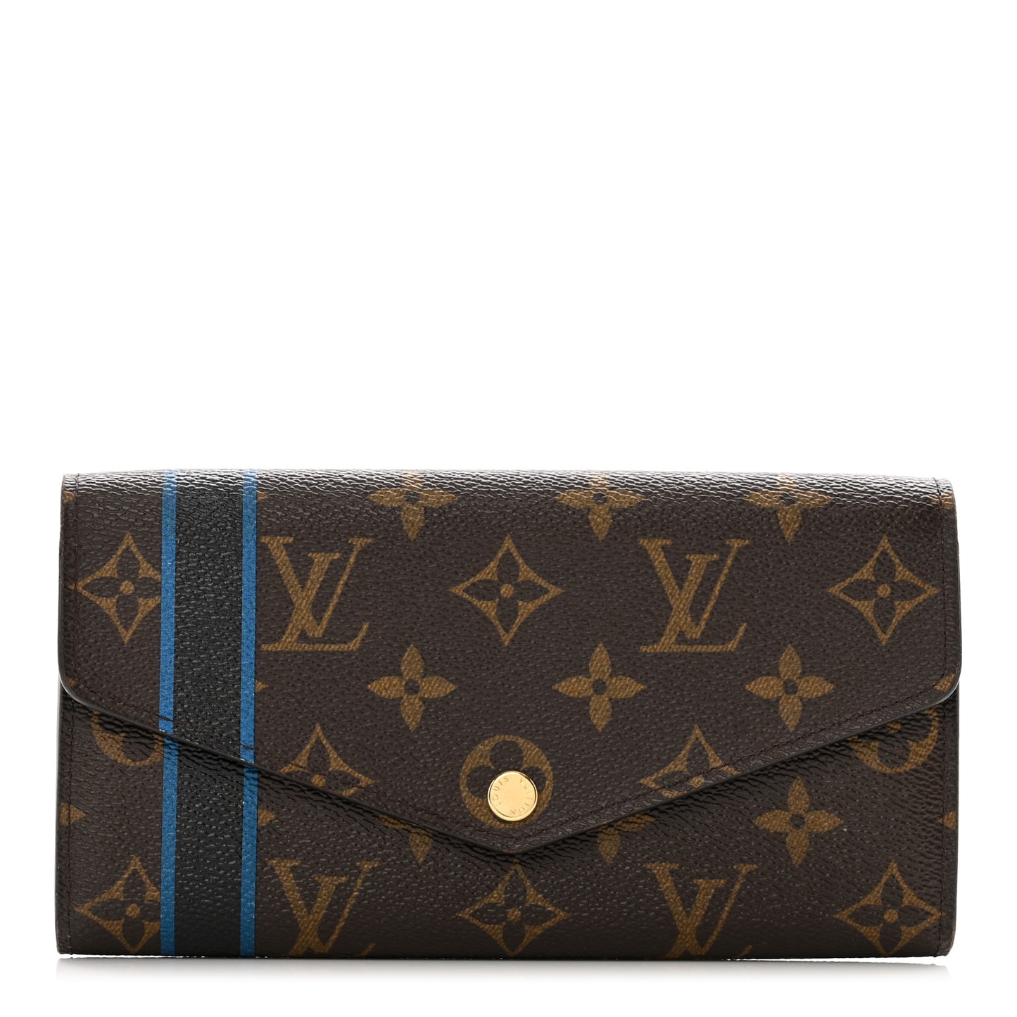 Monogram My LV Heritage Sarah Wallet NM Blue Marine