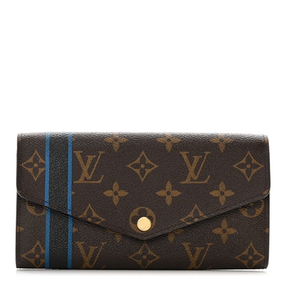 Louis Vuitton Monogram My LV Heritage Sarah Wallet NM Blue Marine 1 of 7