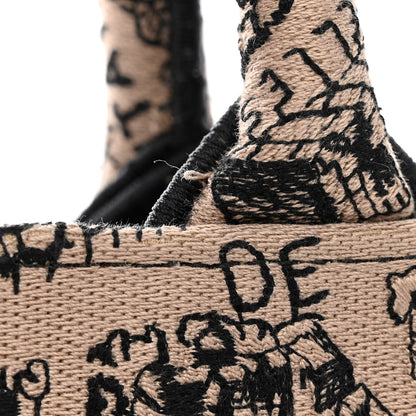 Christian Dior Canvas Embroidered Medium Plan De Paris Book Tote Beige Multi 11 of 11