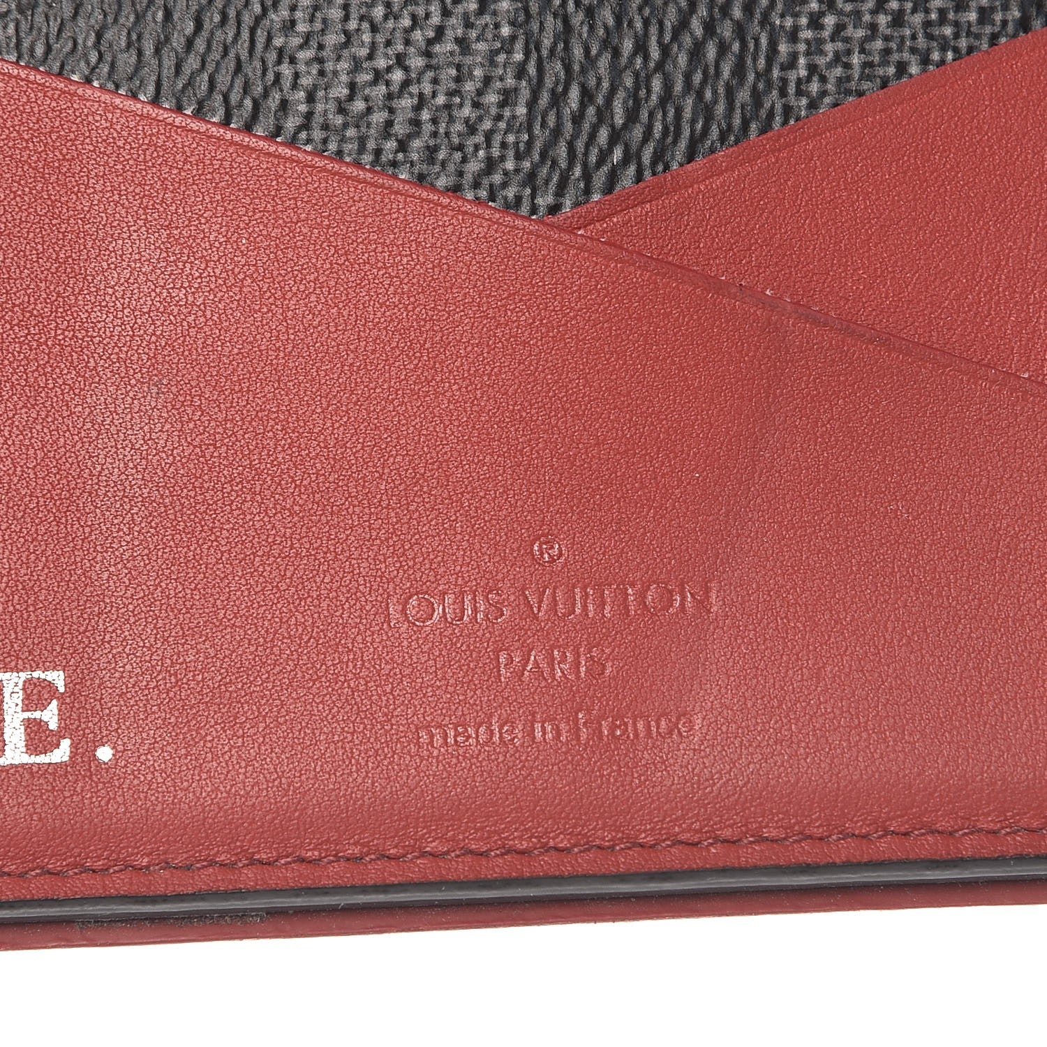 Louis Vuitton Damier Graphite Pocket Organizer Bordeaux 6 of 10