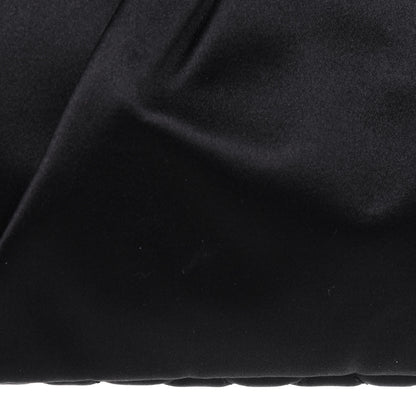Chanel Satin Quilted Flap Clutch Black 12 of 14