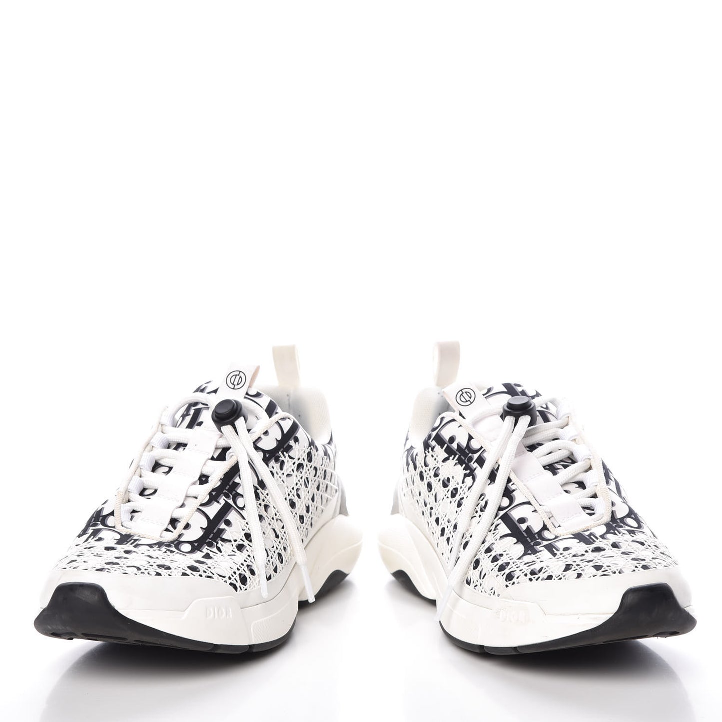 Oblique Cannage B24 Low Top Sneakers 42 White Black