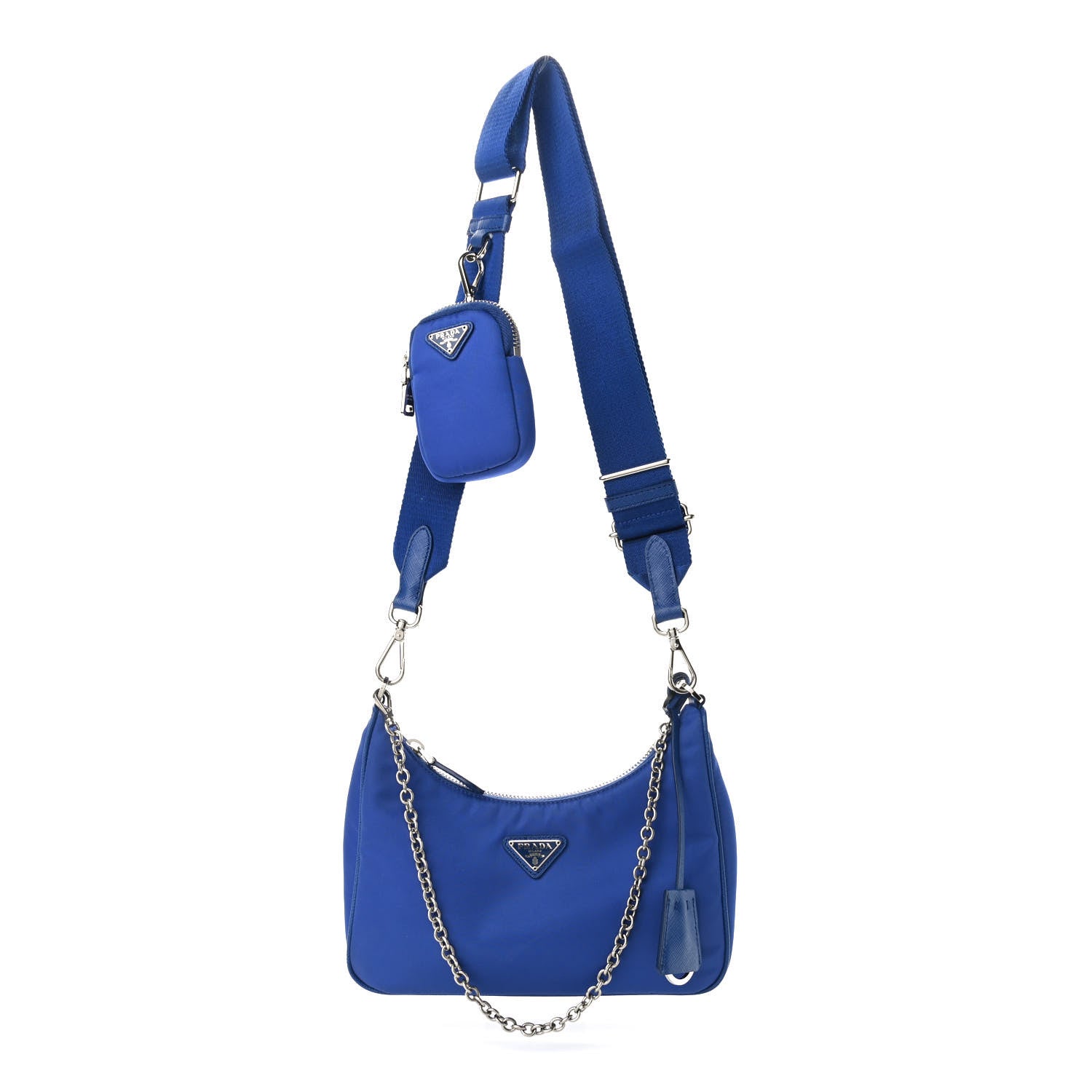 Prada Nylon Re-Edition 2005 Shoulder Bag Indaco 1 of 9