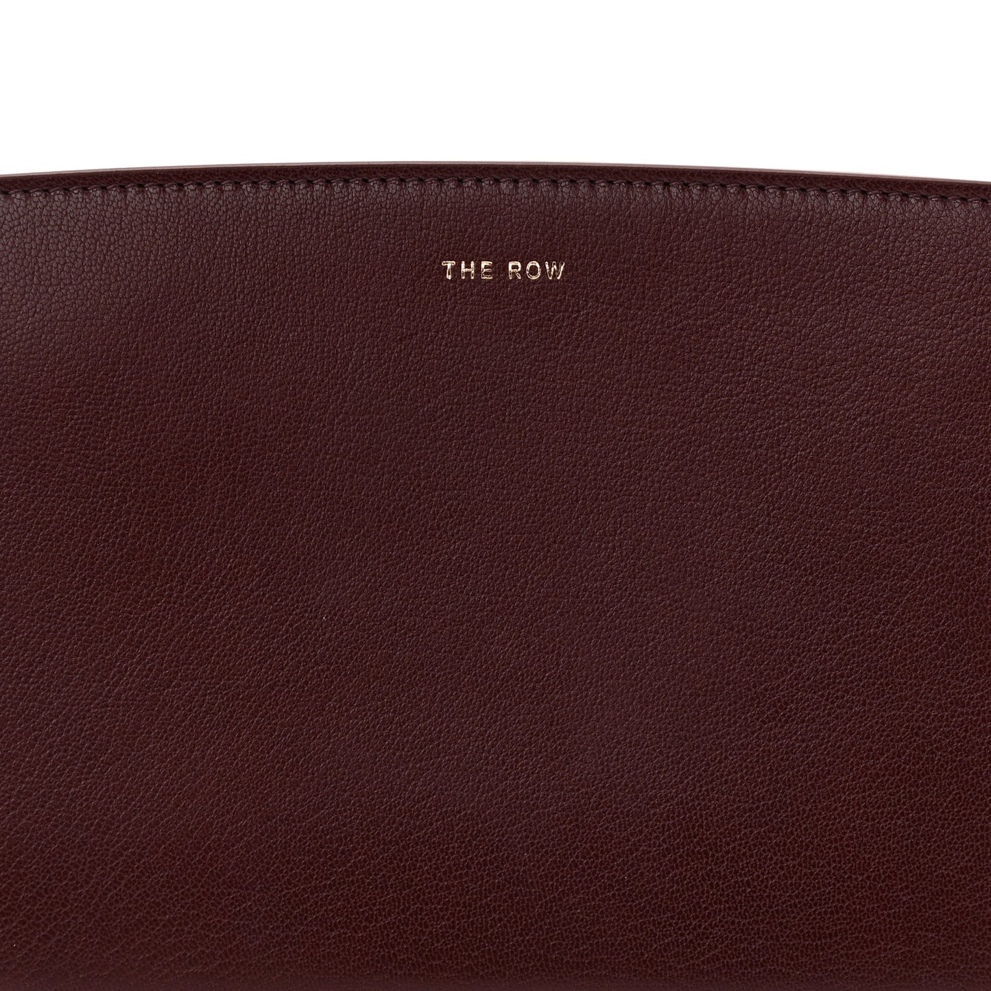 Saddle Calfskin Dalia Baguette Shoulder Bag Burgundy