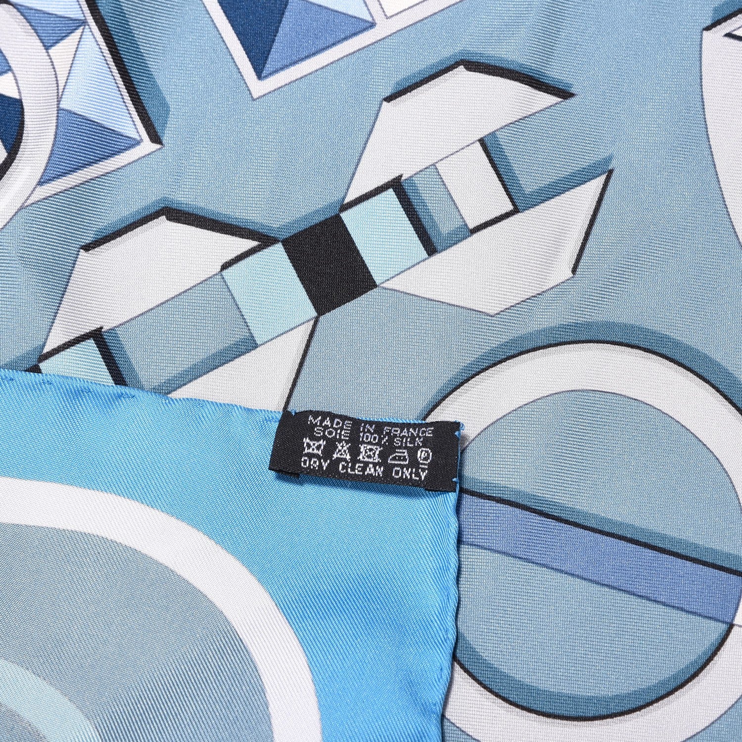 Hermes Silk Carre en Boucles Scarf 90 5 of 5
