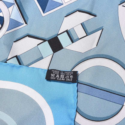 Hermes Silk Carre en Boucles Scarf 90 5 of 5