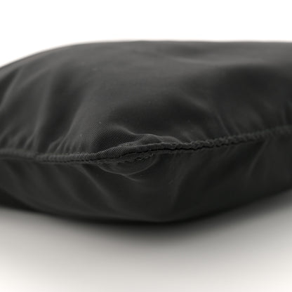 Prada Tessuto Nylon Saffiano Flat Messenger Bag Black 7 of 9