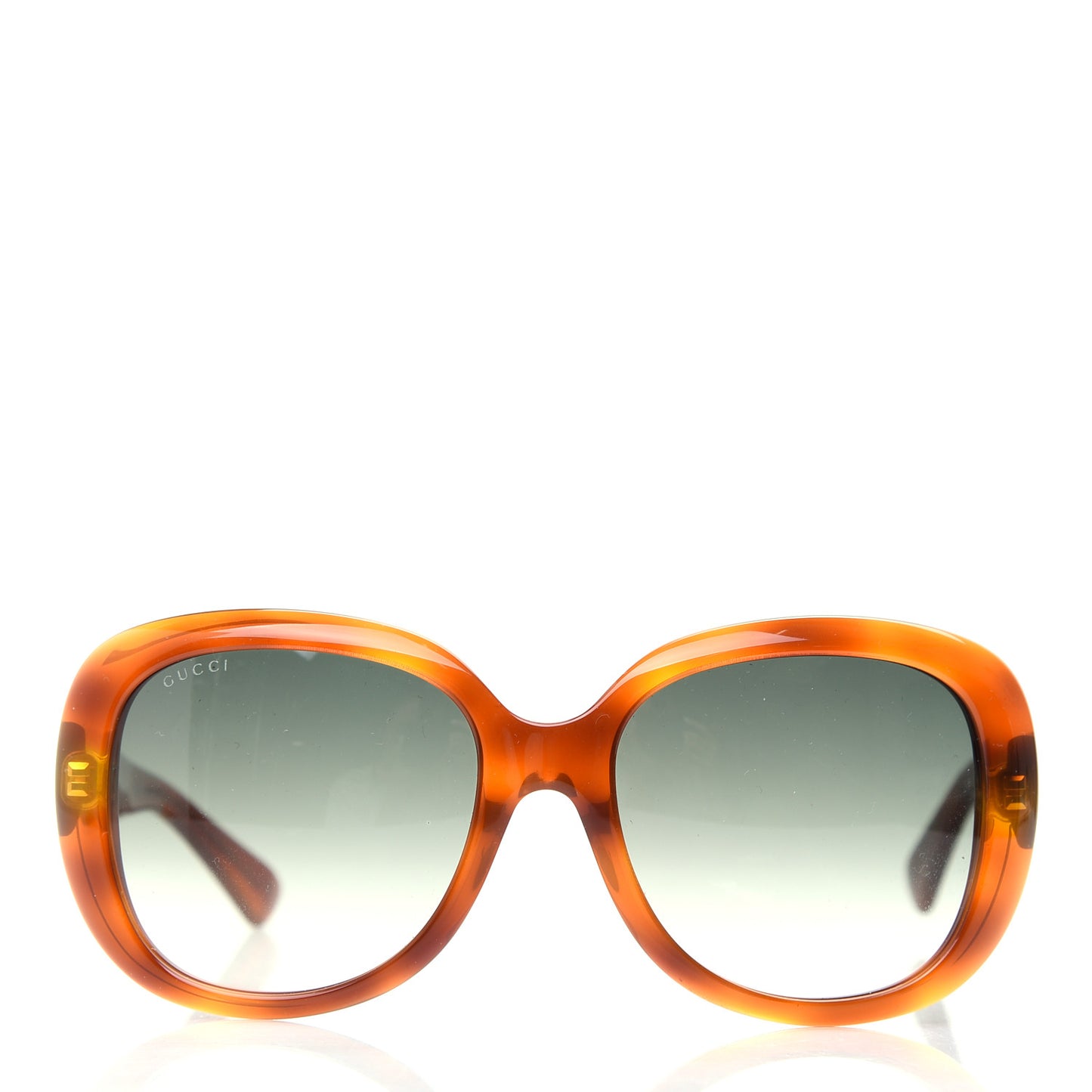 Round Sunglasses GG0140SA Avana Green